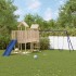 Parque infantil de exterior madera maciza de