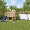 Parque infantil de exterior madera maciza de pino