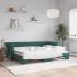 Sofá cama nido terciopelo verde oscuro 80x200