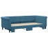 Sofá cama nido terciopelo azul 90x200
