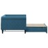Sofá cama nido terciopelo azul 90x200