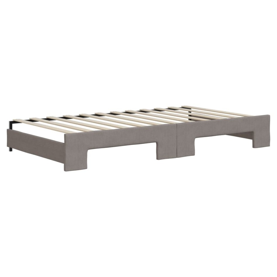 Sofá cama nido tela gris taupe 100x200