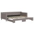 Sofá cama nido tela gris taupe 90x200