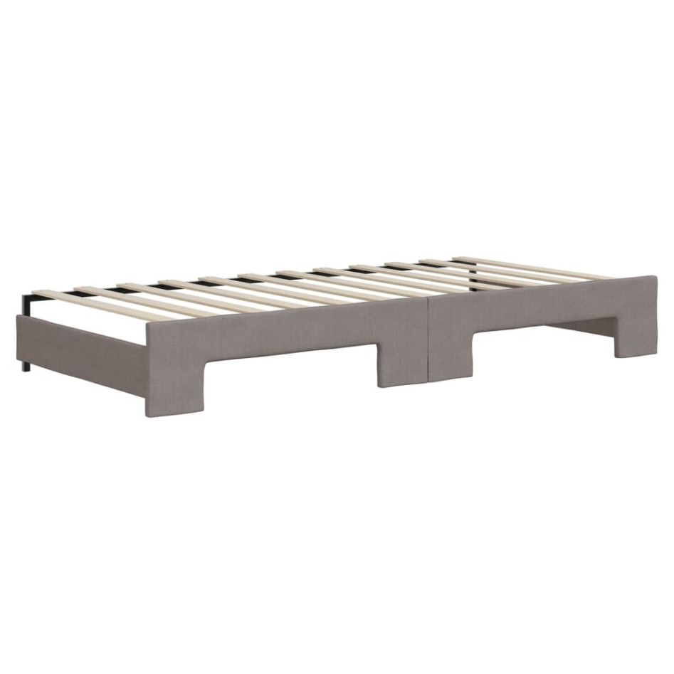 Sofá cama nido tela gris taupe 90x200