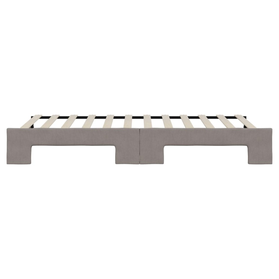 Sofá cama nido tela gris taupe 90x200