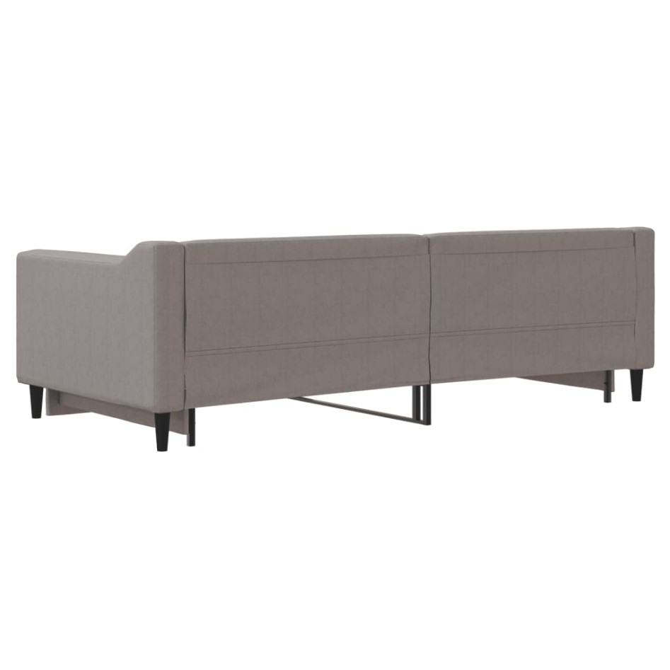 Sofá cama nido tela gris taupe 90x200
