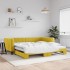 Sofá cama nido terciopelo amarillo 100x200