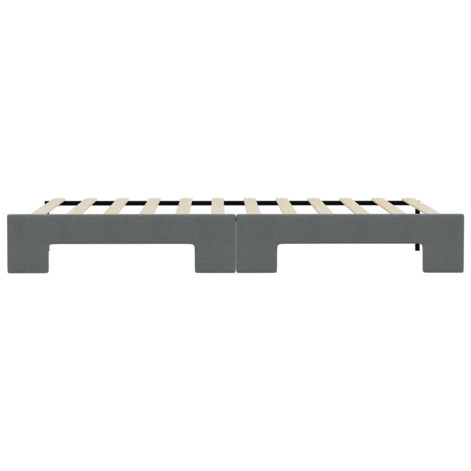 Sofá cama nido tela gris oscuro 90x200