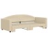 Sofá cama nido tela crema 90x200