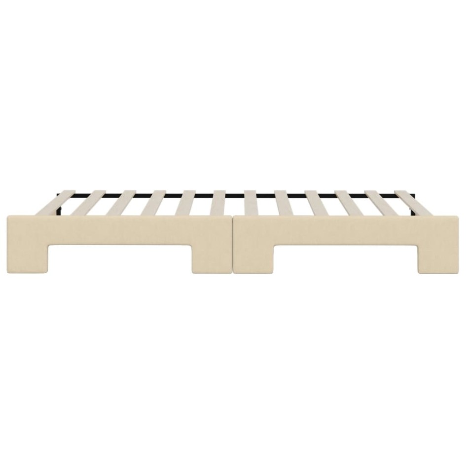 Sofá cama nido tela crema 90x200