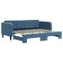 Sofá cama nido terciopelo azul 90x200