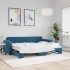 Sofá cama nido terciopelo azul 80x200