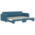 Sofá cama nido terciopelo azul 80x200