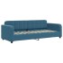 Sofá cama nido terciopelo azul 80x200
