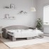 Sofá cama nido tela gris taupe 80x200