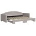 Sofá cama nido tela gris taupe 80x200
