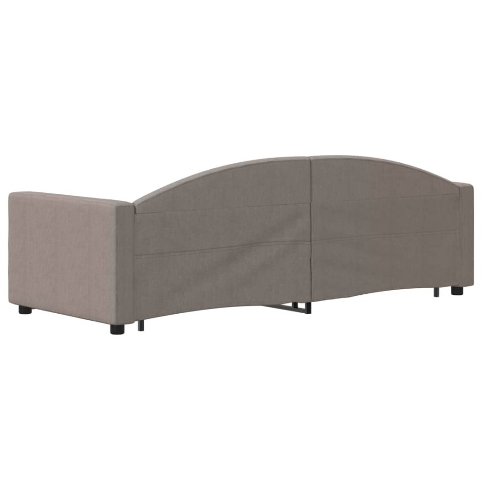 Sofá cama nido tela gris taupe 80x200