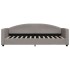 Sofá cama nido tela gris taupe 80x200