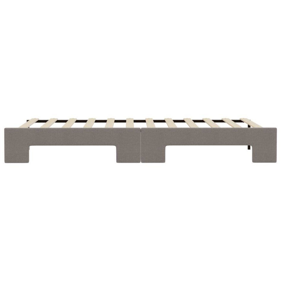 Sofá cama nido tela gris taupe 90x200