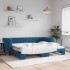 Sofá cama nido terciopelo azul 90x200