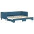 Sofá cama nido terciopelo azul 90x200