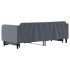 Sofá cama nido terciopelo gris oscuro 80x200
