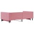 Sofá cama nido terciopelo rosa 100x200