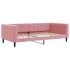 Sofá cama nido terciopelo rosa 100x200