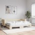 Sofá cama nido tela crema 80x200