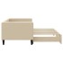 Sofá cama nido tela crema 80x200