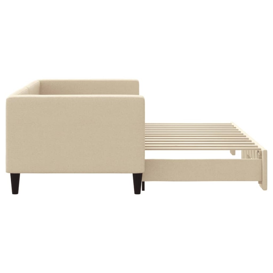 Sofá cama nido tela crema 80x200