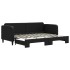 Sofá cama nido tela negro 80x200