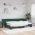 Sofá cama nido terciopelo verde oscuro 80x200
