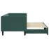 Sofá cama nido terciopelo verde oscuro 80x200