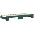 Sofá cama nido terciopelo verde oscuro 80x200