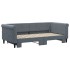 Sofá cama nido terciopelo gris oscuro 90x190