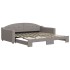 Sofá cama nido tela gris taupe 100x200