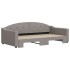 Sofá cama nido tela gris taupe 100x200