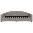 Sofá cama nido tela gris taupe 100x200