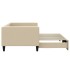 Sofá cama nido tela crema 90x200
