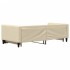 Sofá cama nido tela crema 90x200