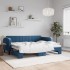 Sofá cama nido terciopelo azul 80x200