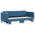 Sofá cama nido terciopelo azul 80x200
