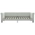 Sofá cama nido terciopelo gris claro 80x200