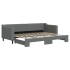 Sofá cama nido tela gris oscuro 80x200