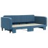Sofá cama nido terciopelo azul 100x200