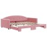 Sofá cama nido terciopelo rosa 100x200