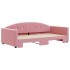 Sofá cama nido terciopelo rosa 100x200
