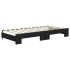 Sofá cama nido tela negro 90x200