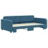 Sofá cama nido terciopelo azul 100x200
